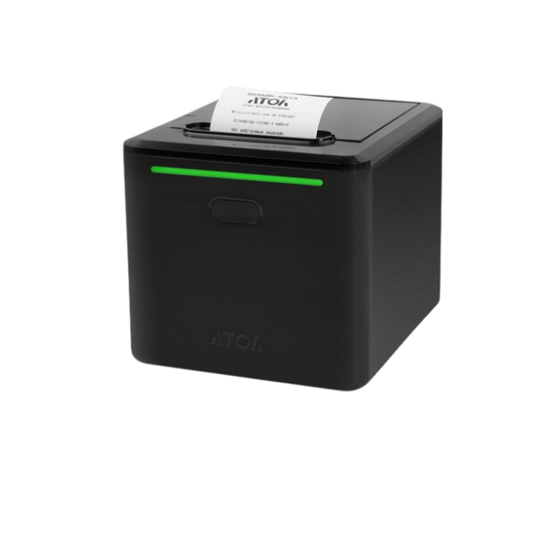 ККТ АТОЛ 55 v2 Ф. Черный. Без ФН. USB. RS-232. Ethernet. 5.0
