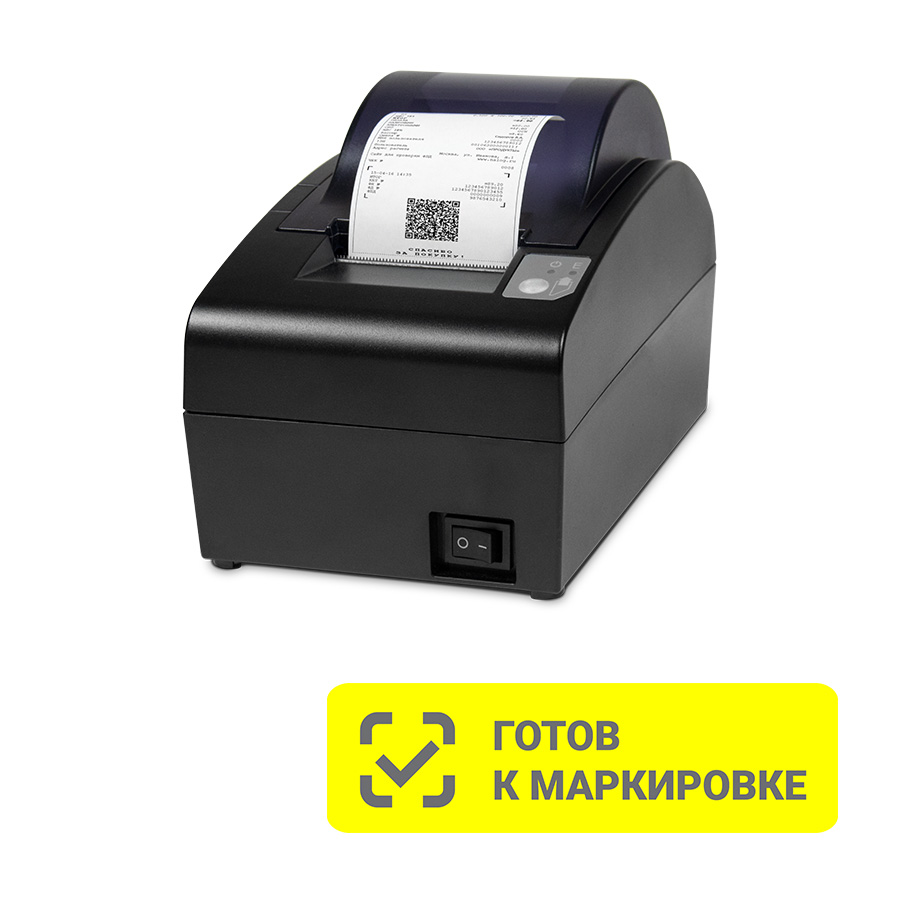 ККТ АТОЛ 55Ф. Черный. Без ФН/Без ЕНВД. RS+USB+Ethernet 2.5