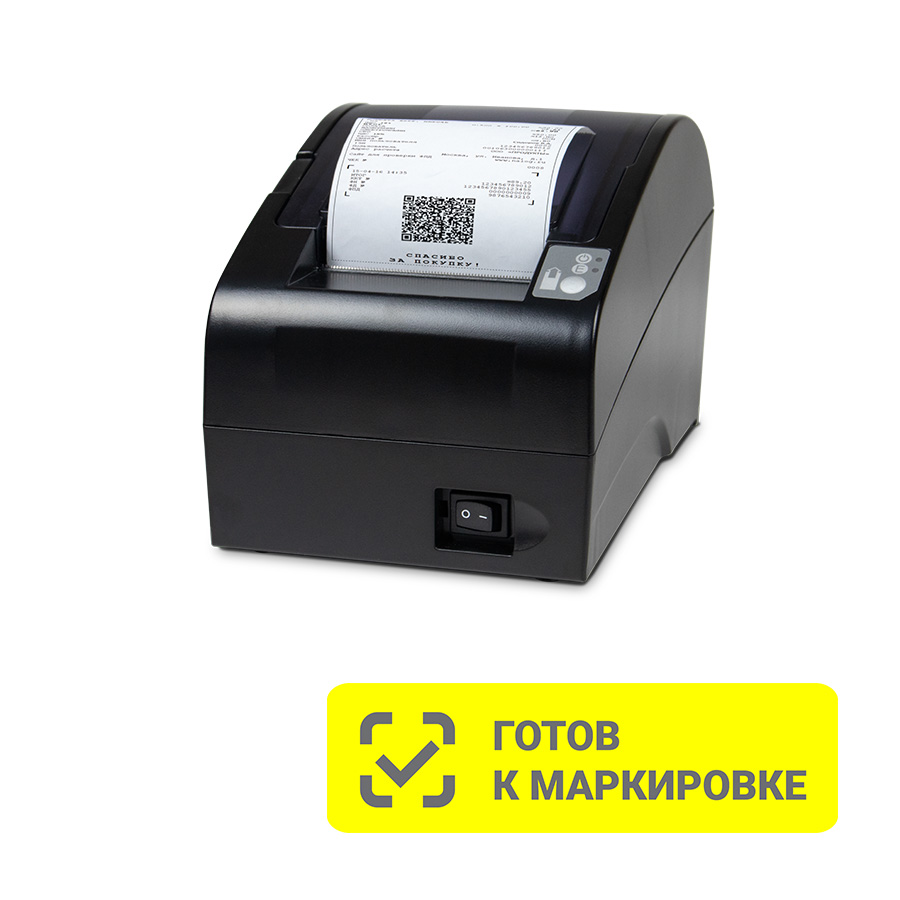 ККТ АТОЛ FPrint-22ПТК. Белый. Без ФН/Без ЕНВД. RS+USB+Ethernet 2.5