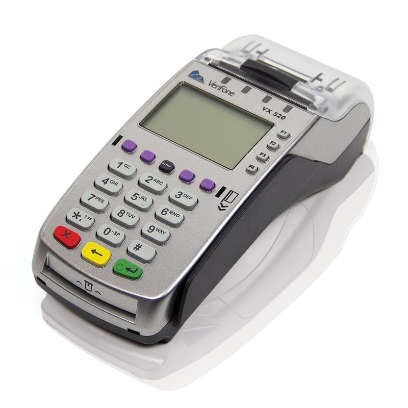 POS-терминал Verifone Vx520 ETHERNET/DIAL UP CTLS без АКБ