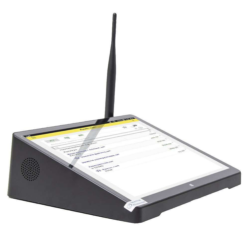 Компактный сенсорный POS терминал TOUCH POS X10pro (10.8'' емкостной Intel Cherry Trail Z8350 1.92GHz; RAM4Gb; SSD64Gb; аккумулятор Li-Ion 10 000mAh, Wi-Fi; BT; 4*USB; 1*RS232; 1*HDMI;1* LAN,)WIN10 HOME, блок питания 12V2.4A