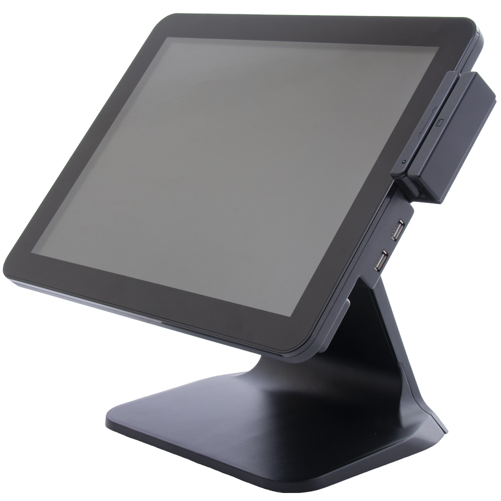 Сенсорный моноблок POSCenter POS100 (15", PCAP, J1900, RAM 4Gb, SSD 64Gb, MSR) Windows 10 IoT Entry