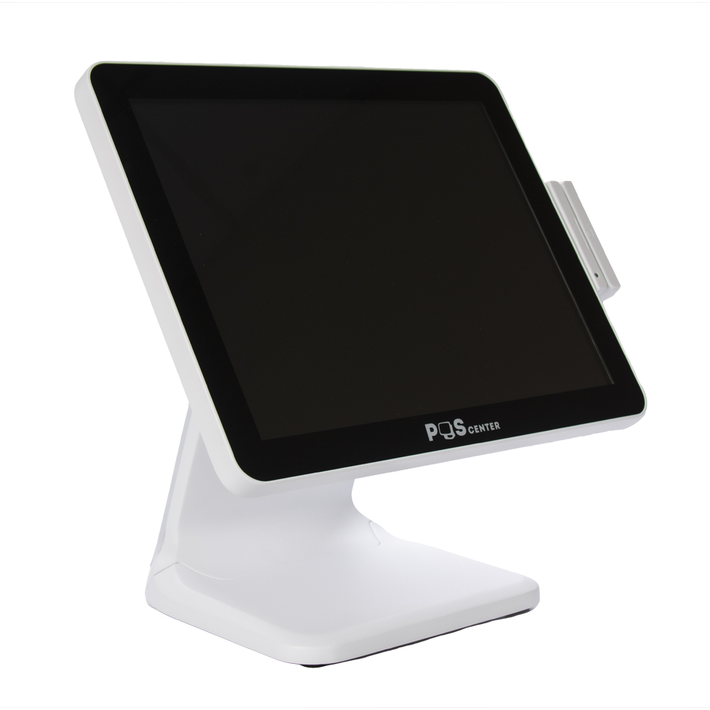 Сенсорный моноблок POSCenter POS101 (15", РСАР, J3455, RAM 4Gb, SSD 64Gb, MSR) бeз ОС, БЕЛЫЙ