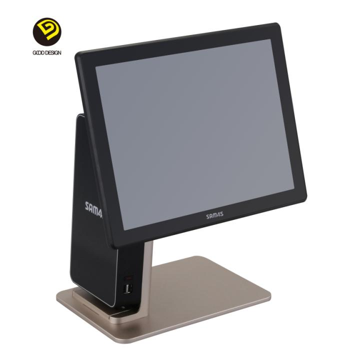 POS-компьютер моноблок Sam4s Jupiter (Forza), 18.5" сенсорный РСТ (5-7200U, 4Gb, SSD 240 Гб, MSR, РСТ, JUPITER, черно-золотой)