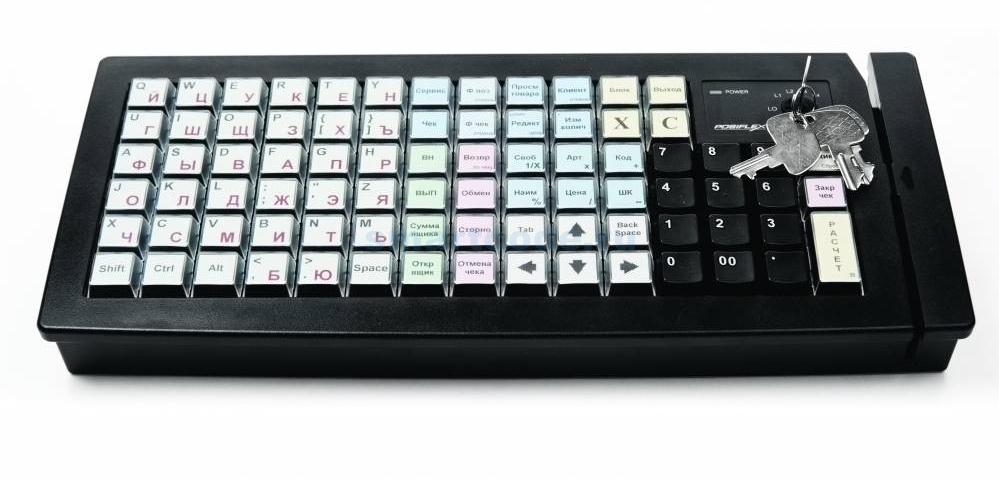 Программируемая клавиатура Posiflex KB-6600U-B черная