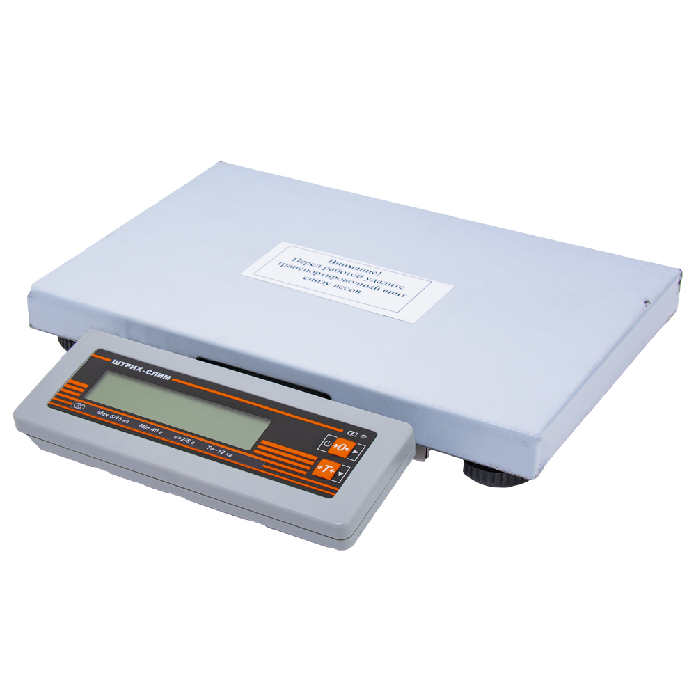 Весы ШТРИХ-СЛИМ 300М 15-2,5 Д1Н (POS2) интерфейс USB (размер плат-мы 325х275х55)