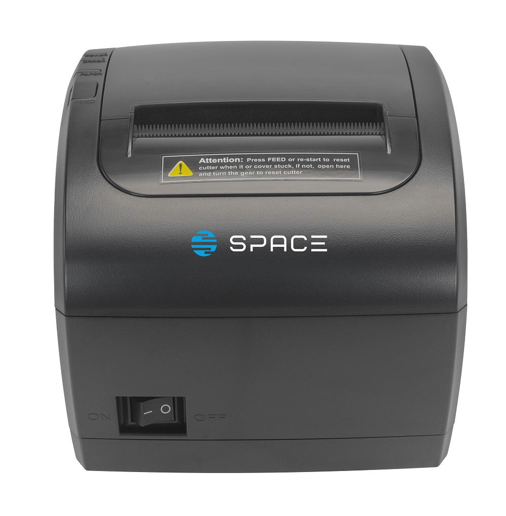 Чековый принтер SPACE Sonic V2 (80мм, 230мм/с, USB, Ethernet, черный)