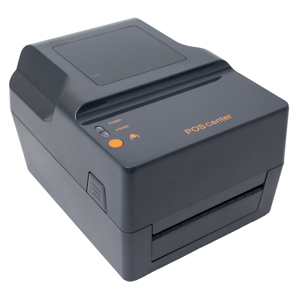 Принтер этикеток Poscenter TT-100 USE(термотрансферный; 203dpi; 4"; USB+Ethernet+RS232+LPT)